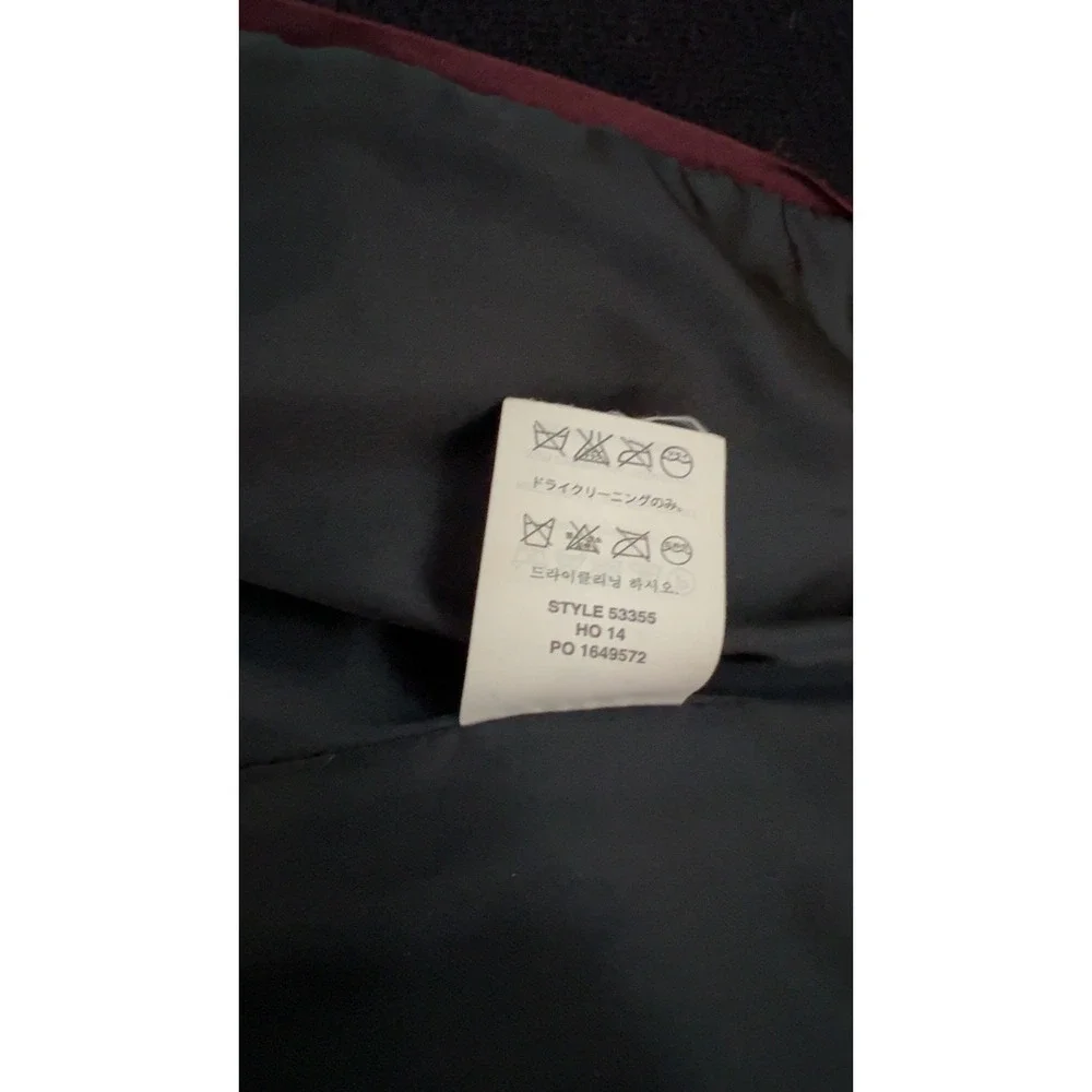 J. Crew Navy Wool PeaCoat Stadium‎ Cloth by Nello Gori SZ: 0P - Picture 7 of 12